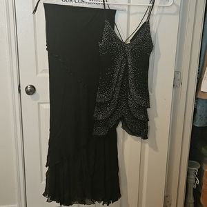 Lovely Silk and Beaded Long Skirt by Marina